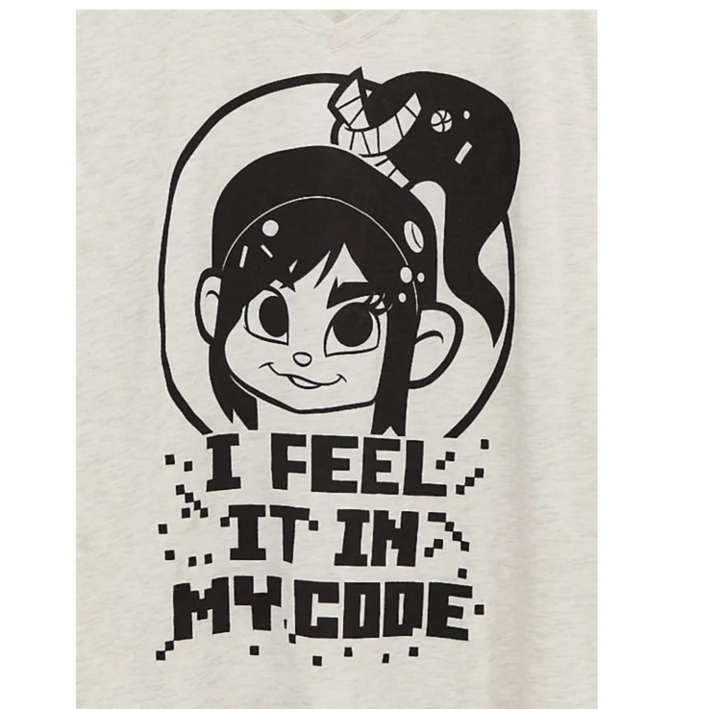 NWT TORRID DISNEY WRECK-IT RALPH VANELLOPE TOP - Picture 3 of 5